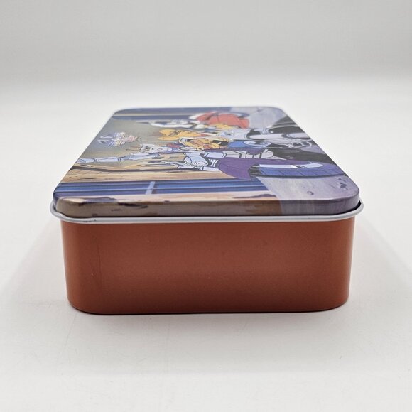 Vintage Biker Mice From Mars Tin Box Pencil Case School Organizer Blue Red 1993 - Picture 4 of 12